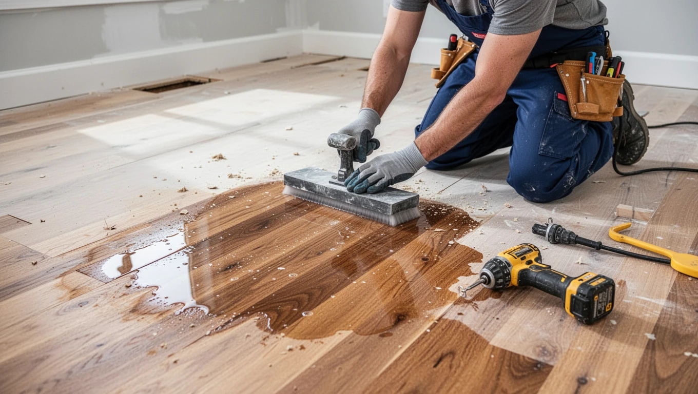 Hardwood Floor Water Damage Repair