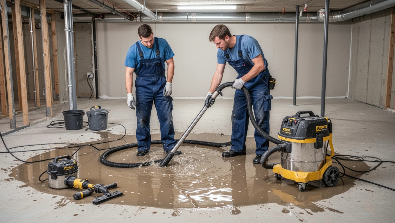 Basement Flood Cleanup